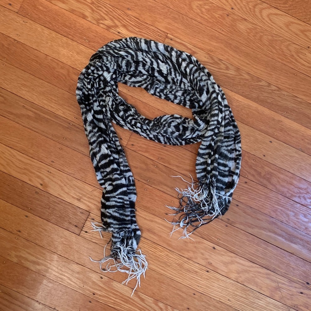 Zebra Print Scarf